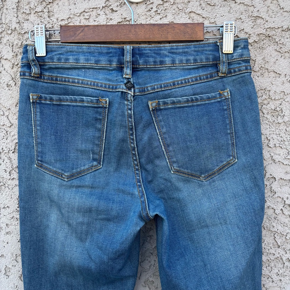 Prana Blue Skinny Jeans with Tapered Leg - Picture 6 of 7